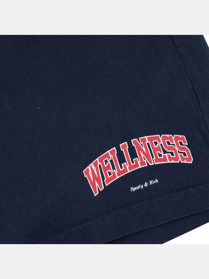 [스포티앤리치] 25SS 여성 웰니스 로고 숏팬츠 네이비 SH661NA