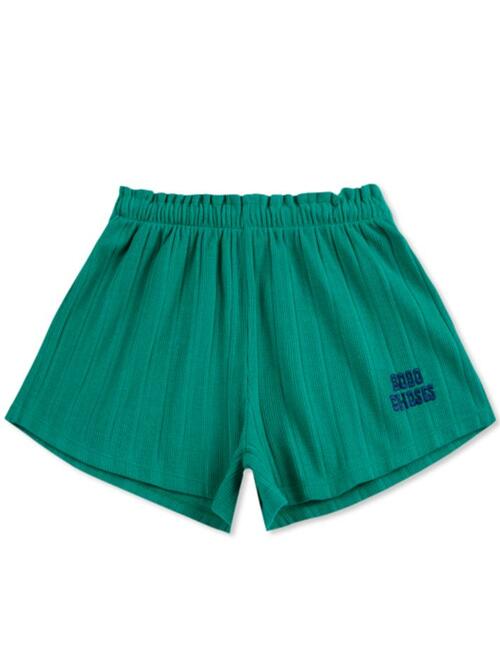 [보보쇼즈] 25SS 키즈 웨이비 밴딩 숏팬츠 그린 B125AC131 311