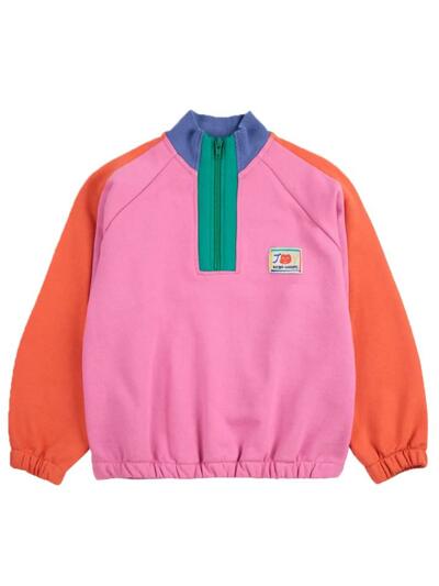 [보보쇼즈] 25SS 키즈 스마일링 로고 패치 집업 맨투맨 B125AC047 561