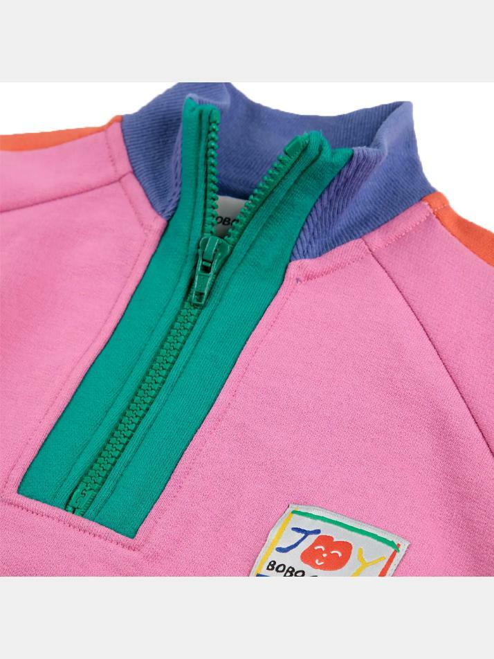 [보보쇼즈] 25SS 키즈 스마일링 로고 패치 집업 맨투맨 B125AC047 561