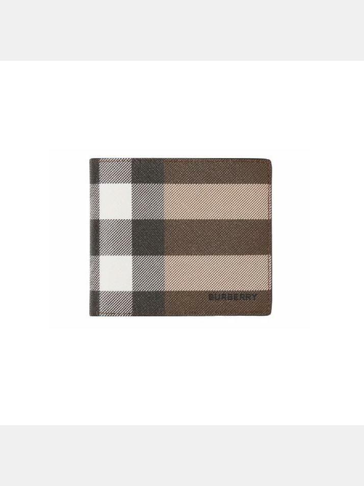 [버버리] 25SS 자이언트 체크 반지갑 다크버치브라운 8052790