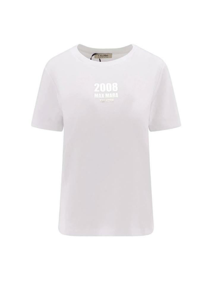 [막스마라] 25SS QUIETO 메탈릭로고 티셔츠 2519971011 001