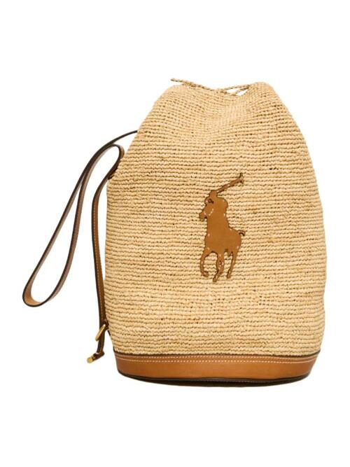 [랄프로렌] 25SS 벨포트 라피아 버킷백 네추럴 428955892 001