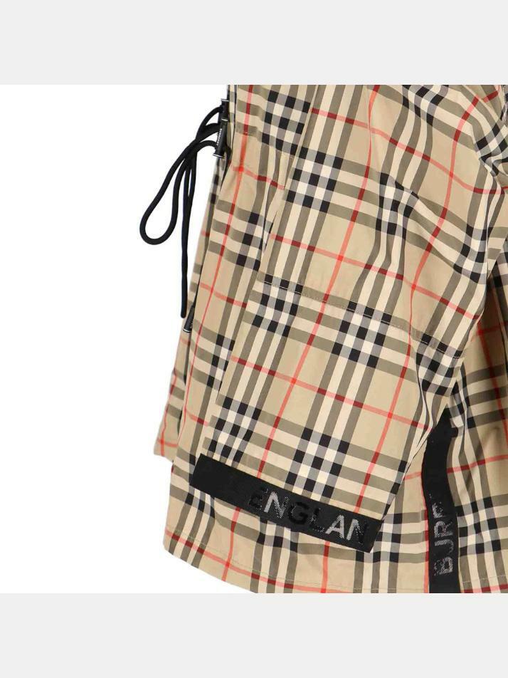 [버버리] 25FW BACTON 체크 후드 바람막이 자켓 8062947