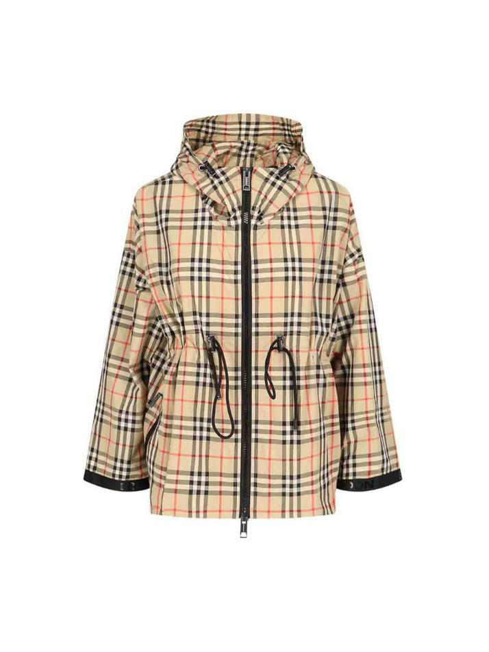 [버버리] 25FW BACTON 체크 후드 바람막이 자켓 8062947