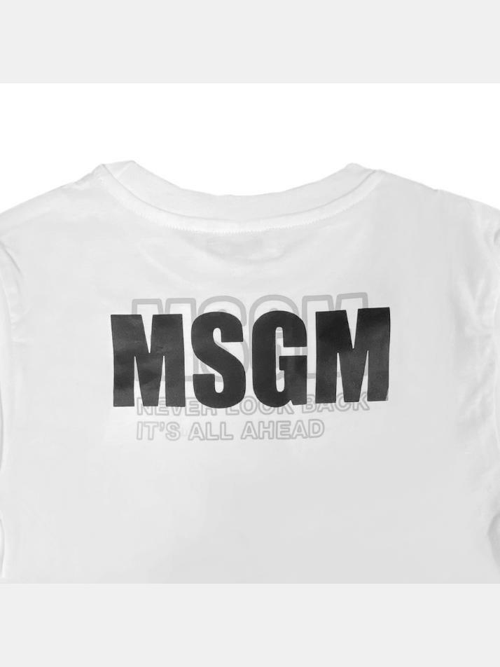 [엠에스지엠] 25SS 키즈 여성 탑 로고 티셔츠 S5MSJGTH083 001