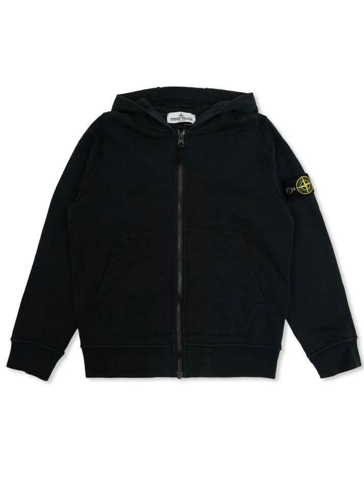 [스톤 아일랜드] 25SS 키즈 와펜 후드집업 K1S16 6100010 S0040 V0029