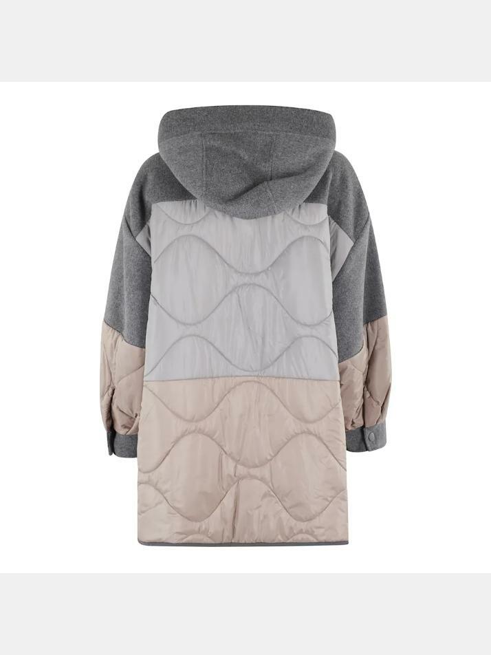 [막스마라] 25SS 오솔라 OSSOLA 더블 사이드 울 나일론 자켓 그레이 2515481011 039