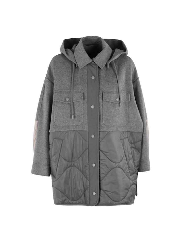 [막스마라] 25SS 오솔라 OSSOLA 더블 사이드 울 나일론 자켓 그레이 2515481011 039