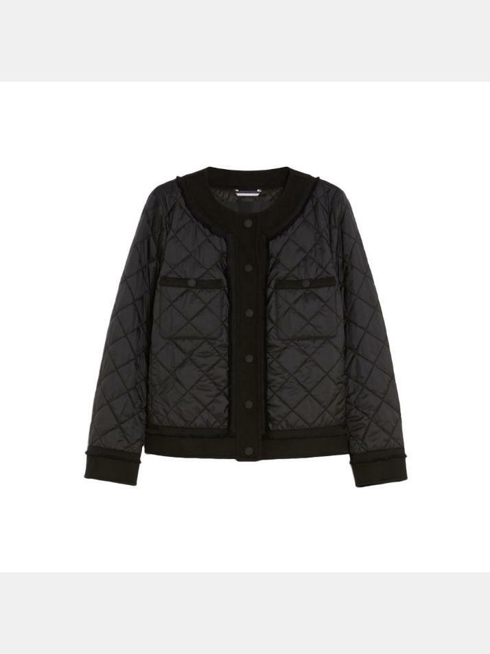 [막스마라] 25SS 페로 FERRO 퀄팅 패딩 자켓 블랙 2515481041 001