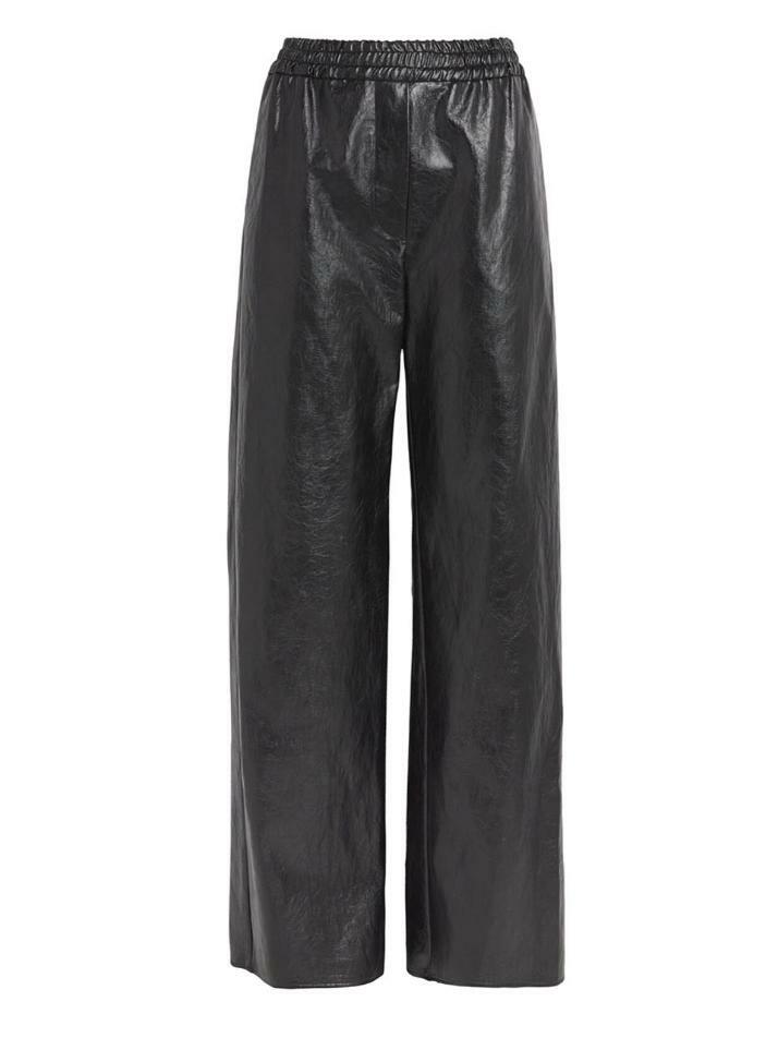 [막스마라] 25SS 플루톤 PLUTONE 레더팬츠 블랙 2515131061 004