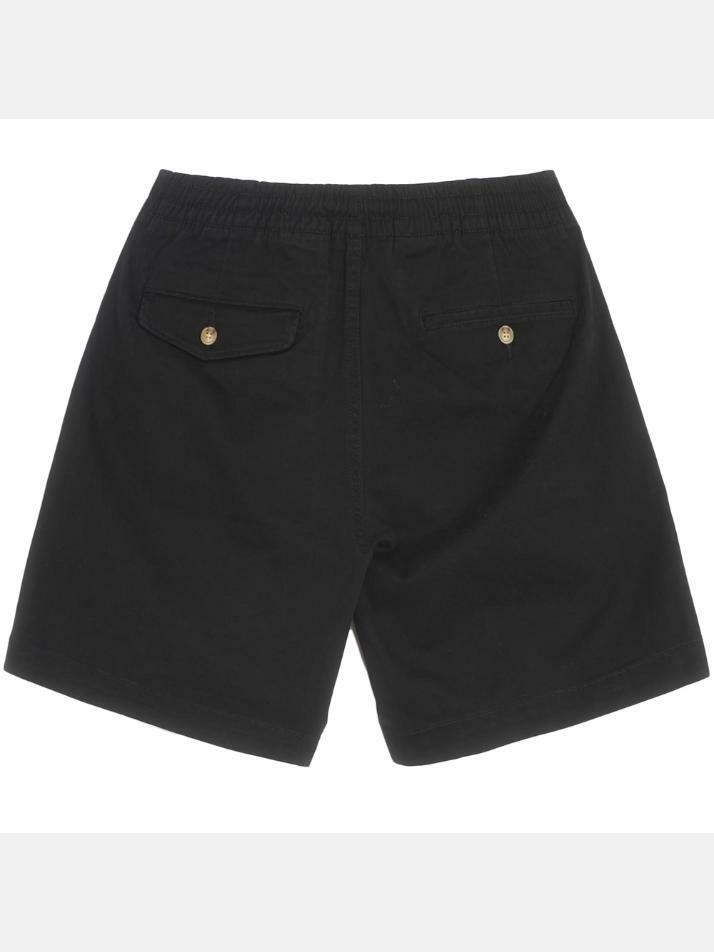 [RALPH LAUREN] 25SS 포니 자수 클래식 핏 하프 팬츠 블랙 710644995 013
