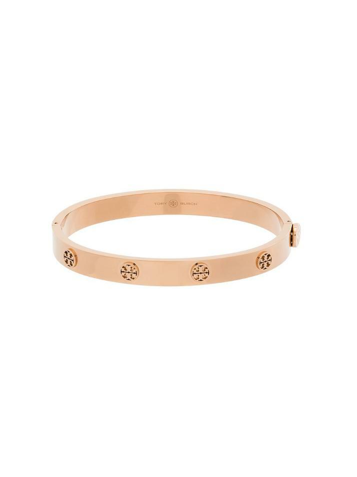[토리버치] 25FW 밀러 힌지 스터드 뱅글 팔찌 로즈골드 78420 654