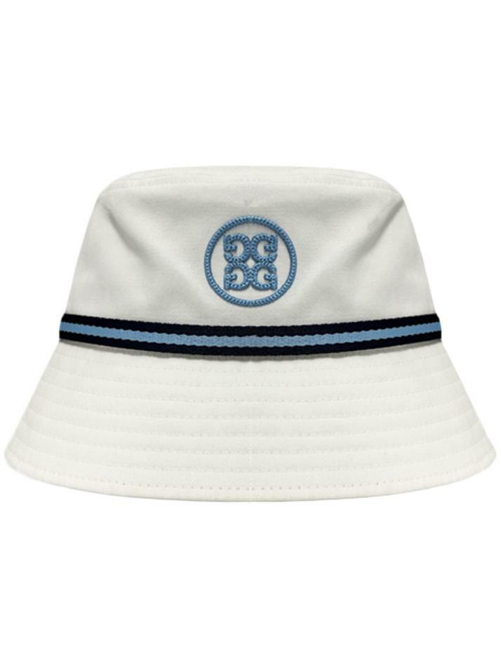 [지포어] 25FW 서클 G 드로우코드 버킷햇 화이트 GUH000121 SNO