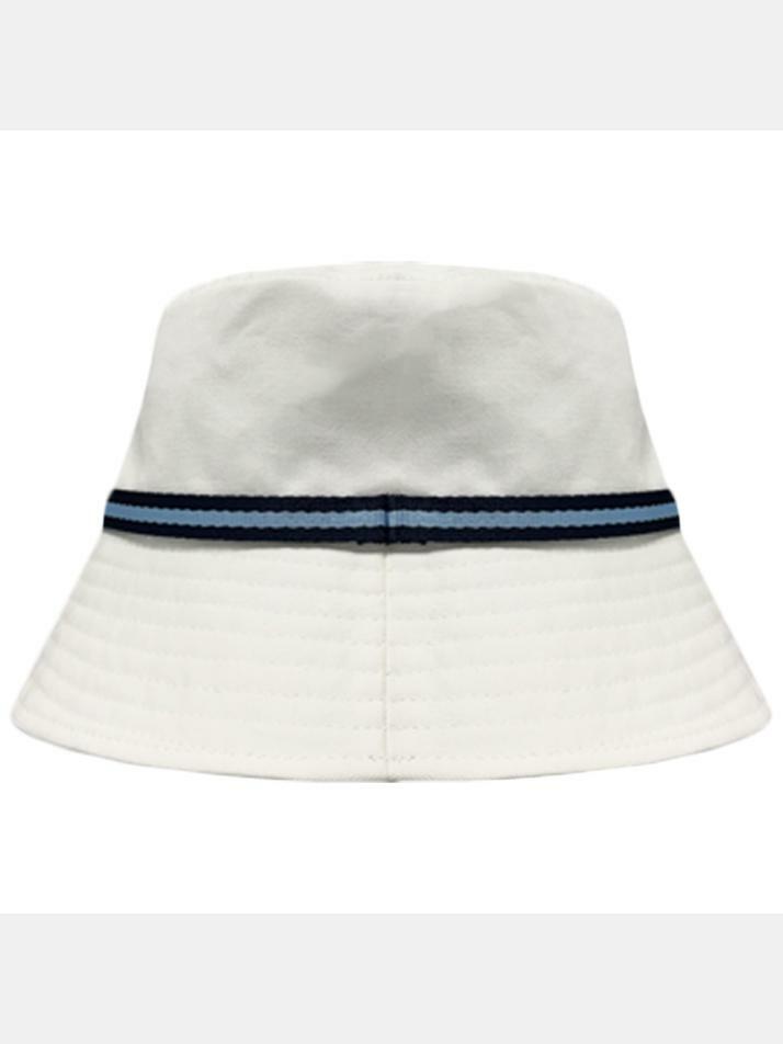 [지포어] 25FW 서클 G 드로우코드 버킷햇 화이트 GUH000121 SNO