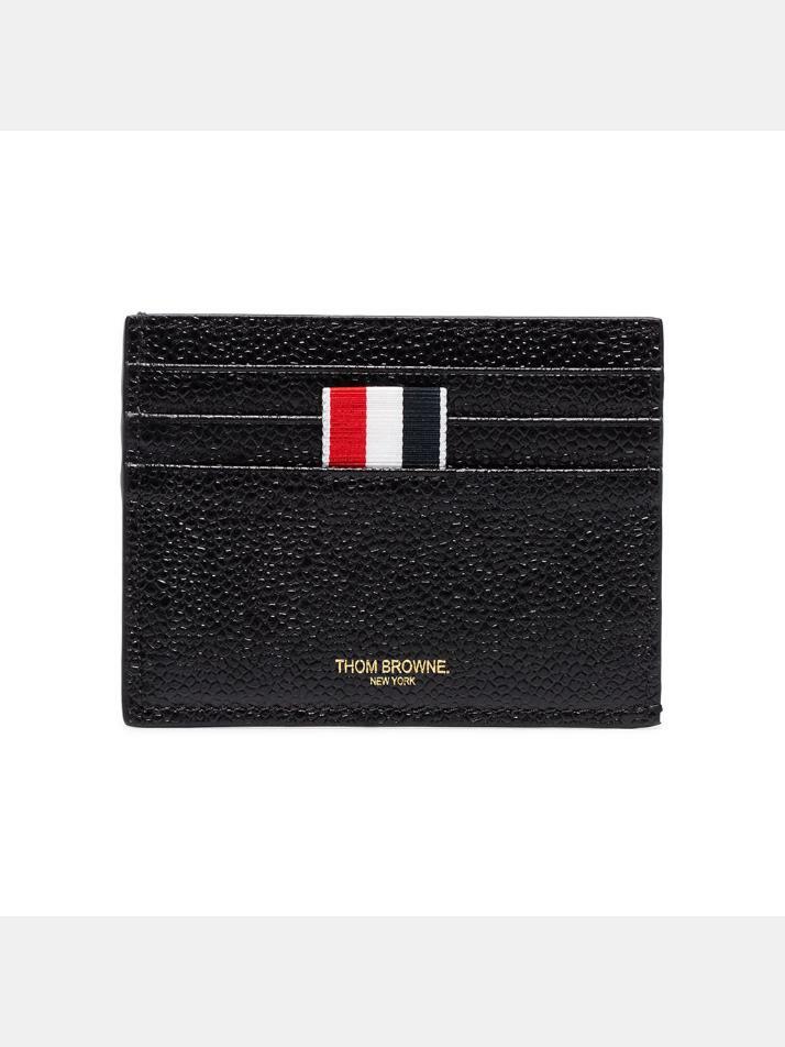 [톰브라운] 25FW 삼선탭 로고 카드지갑 블랙 MAW031L 00198 001