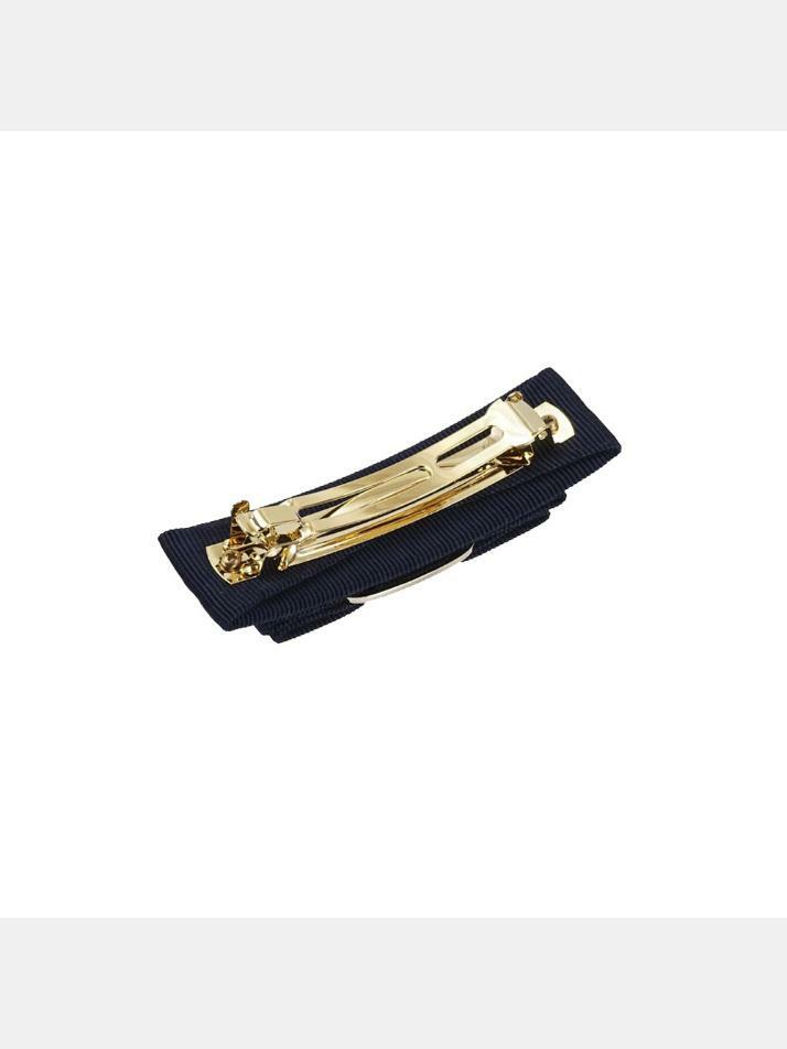 [페라가모] 바라 보우 금장 머리핀 네이비 34-2019 0564443