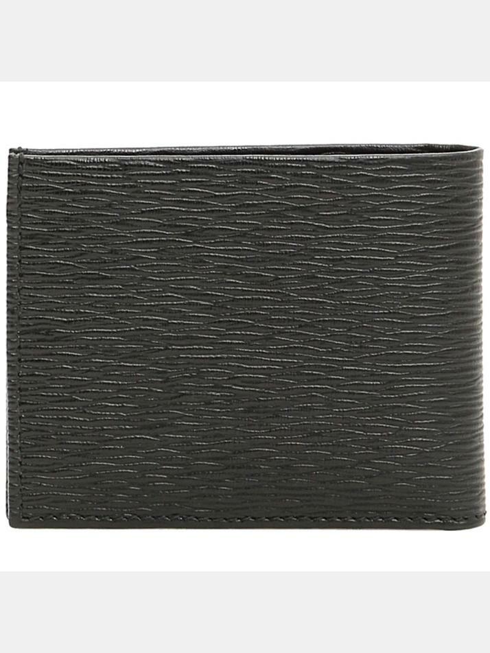 [페라가모] 25FW 더블 간치니 투톤 반지갑 블랙/레드 66-A064 0685978