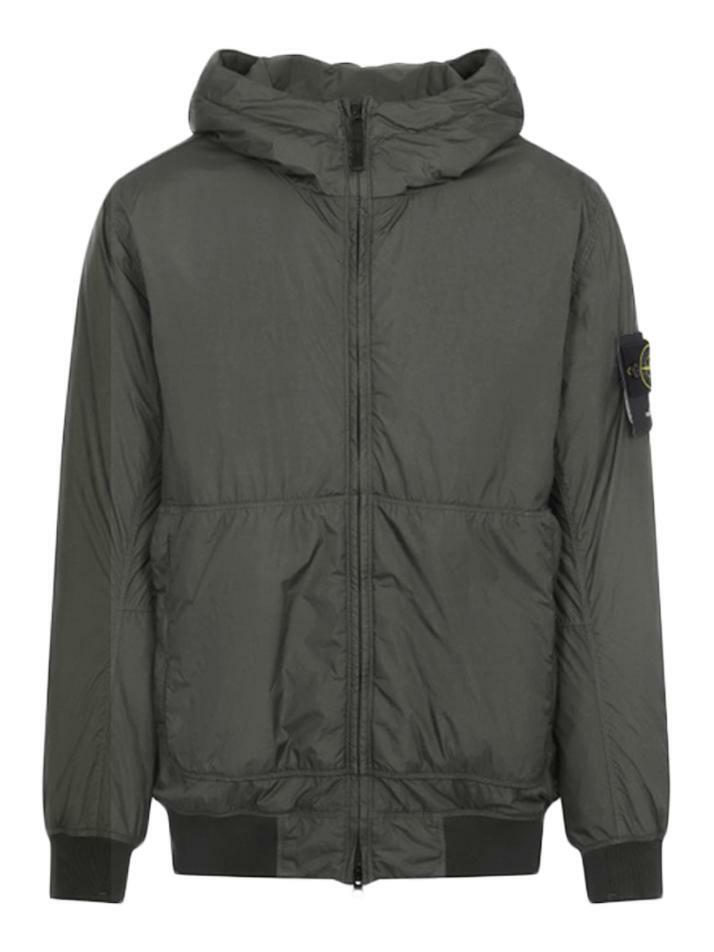 [스톤 아일랜드] 25FW 가먼트다이 크링클랩스 프리마로프트 자켓 그레이 K2S15 4100013 S0A23 V0062