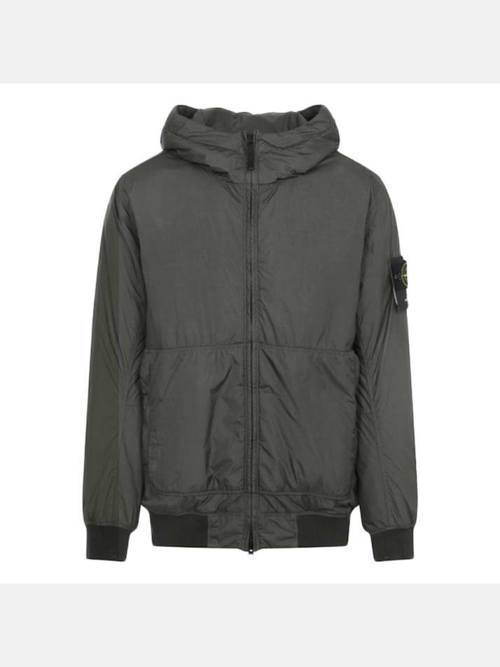 [스톤 아일랜드] 25FW 가먼트다이 크링클랩스 프리마로프트 자켓 그레이 K2S15 4100013 S0A23 V0062