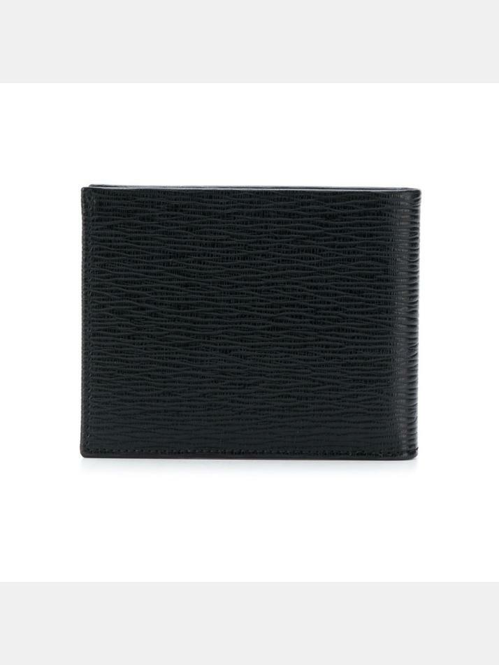 [페라가모] 메탈로고 투톤 반지갑 블랙/레드 66-7069 0692824