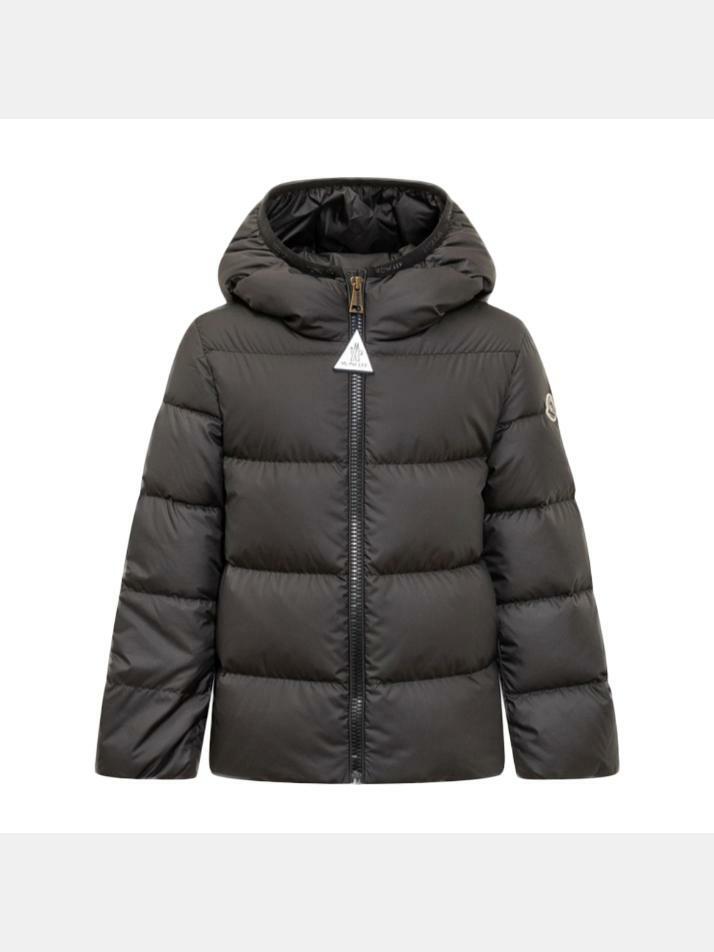 [몽클레어] 25FW 키즈 여성 비울라 BEULAH 로고 패치 패딩자켓 블랙 1A000 40 54AQE 999