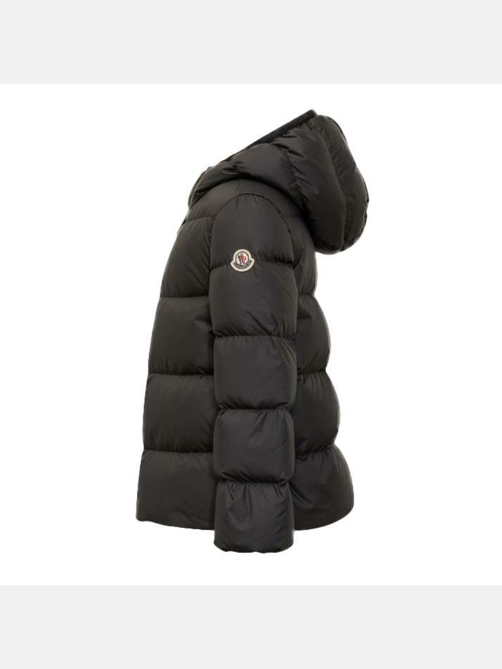 [몽클레어] 25FW 키즈 여성 비울라 BEULAH 로고 패치 패딩자켓 블랙 1A000 40 54AQE 999