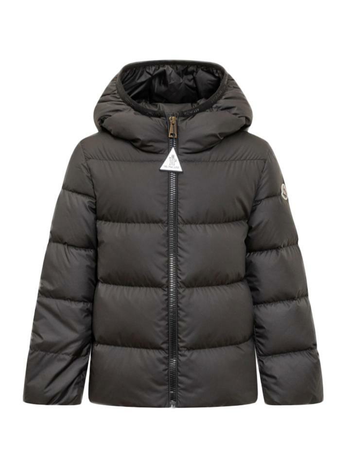 [몽클레어] 25FW 키즈 여성 비울라 BEULAH 로고 패치 패딩자켓 블랙 1A000 40 54AQE 999