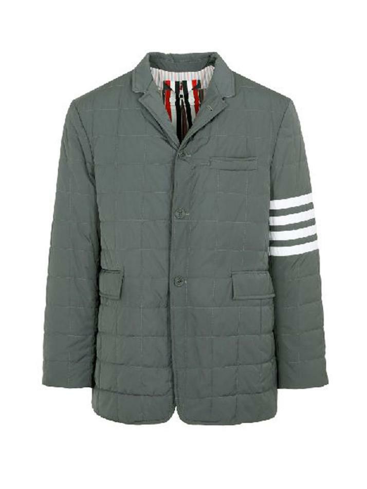 [톰브라운] 24FW 사선 다운필 패딩 매드그레이 MJD088X 07259 035