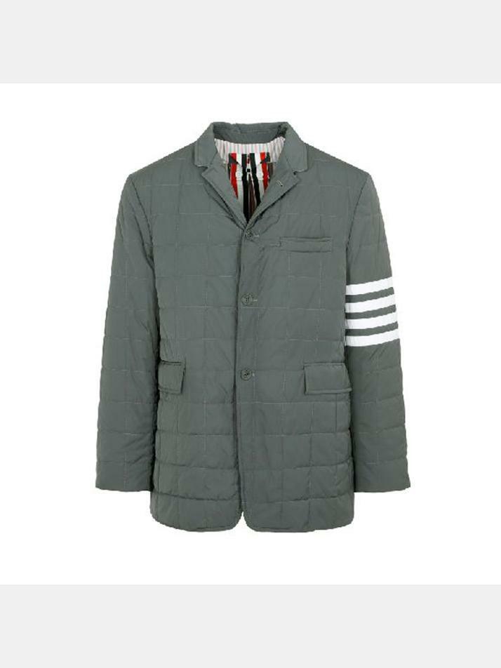 [톰브라운] 24FW 사선 다운필 패딩 매드그레이 MJD088X 07259 035