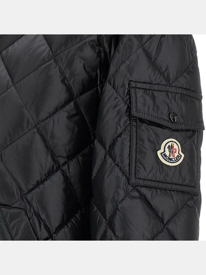 [몽클레어] 25FW 카미치아 CAMICIA 로고 패치 패딩자켓 블랙 2F000 13 595ZZ 999
