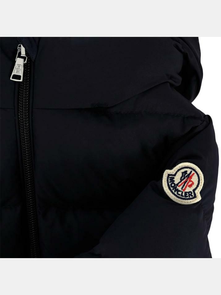 [몽클레어] 25FW 키즈 MOLAN 로고 패치 패딩자켓 네이비 1C000 01 597YW 778