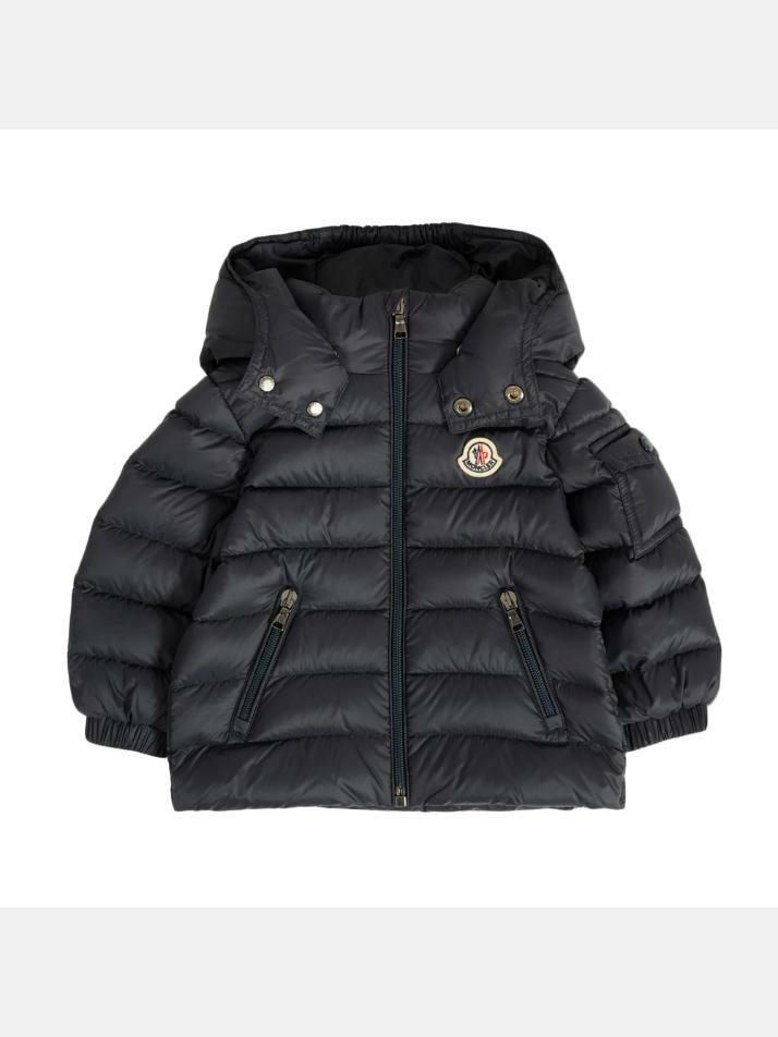 [몽클레어] 25FW 키즈 JULES 로고 패치 패딩자켓 네이비 1A000 05 53079 742