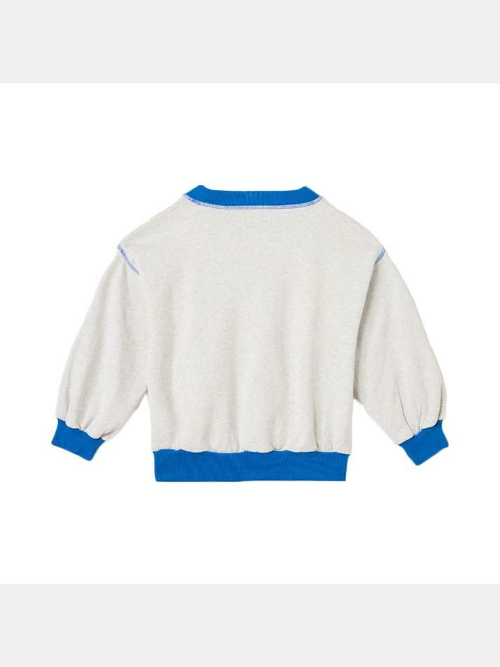 [보보쇼즈] 25FW 키즈 도미노스 프린트 스웻셔츠 라이트그레이 B225AC043 051