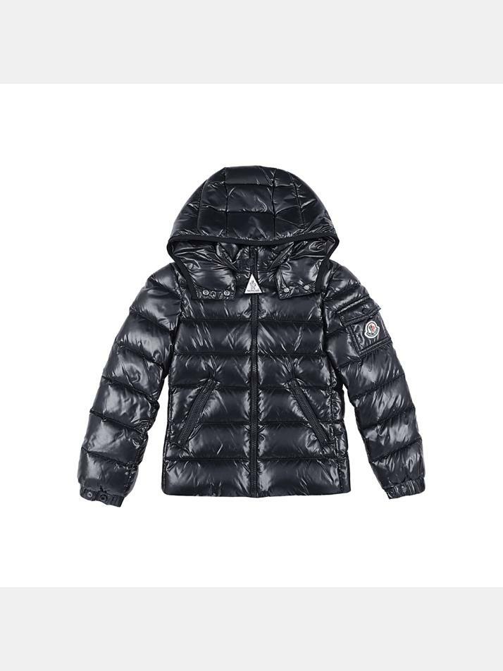 [몽클레어] 25FW 키즈 여성 BADY 로고 패치 패딩 자켓 네이비 1A527 10 68950 742