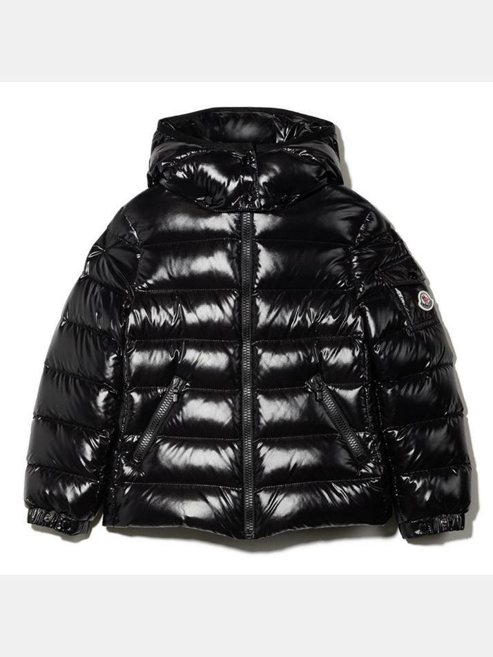 [몽클레어] 25FW 키즈 여성 BADY 로고 패치 패딩 자켓 블랙 1A527 10 68950 999