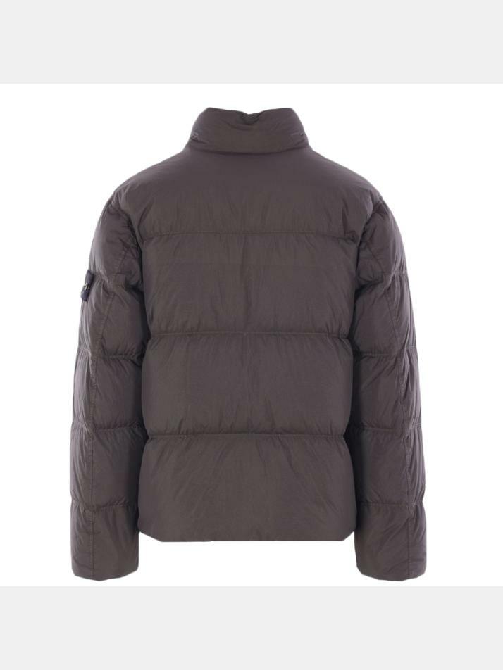 [스톤 아일랜드] 25FW 가먼트다이 크링클 랩스 패딩자켓 그레이 K2S15 4100010 S0A23 V0062