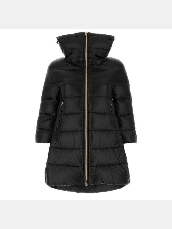 [에르노] 25FW 클레오페 CLEOFE 숏 슬리브 미디움 패딩 블랙 PI0001DIC 12017Z 9300