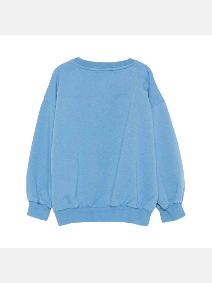 [보보쇼즈] 25FW 키즈 하이파이브 프린트 스웻셔츠 블루 B225AC035 421