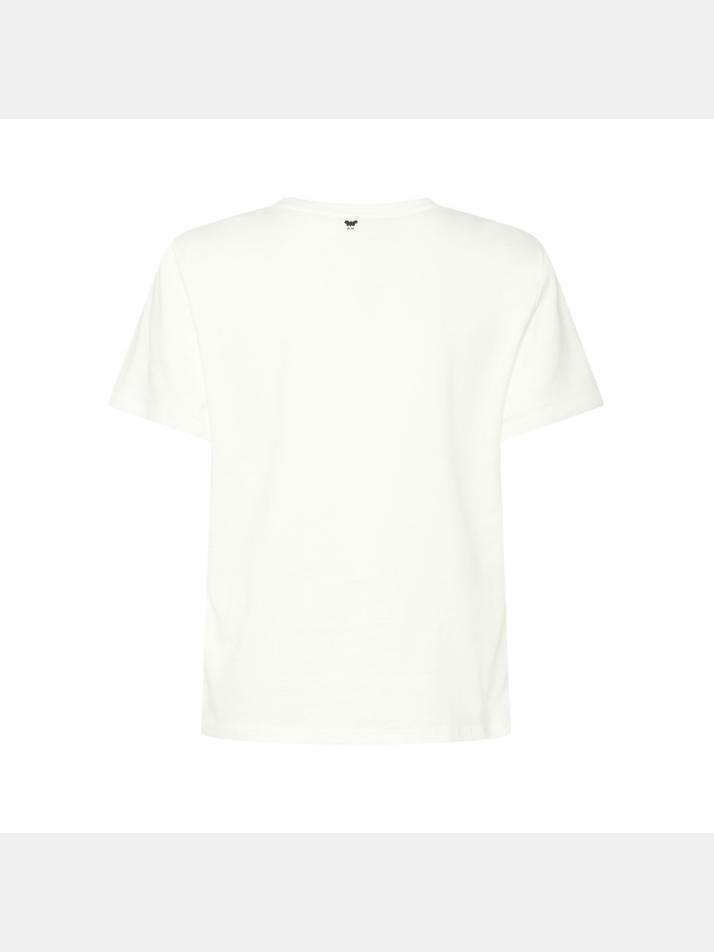 [막스마라] 25FW 아라 ARA 자수 로고 티셔츠 화이트 2525976041 004