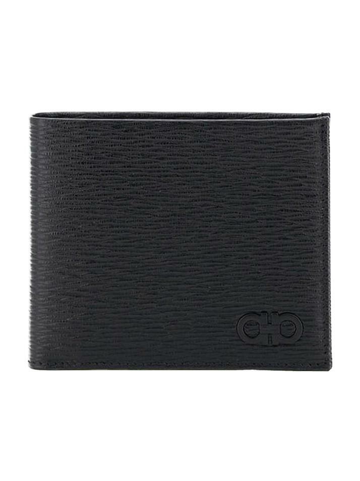 [페라가모] 25FW 더블 간치니 반지갑 블랙 66-A063 0733308