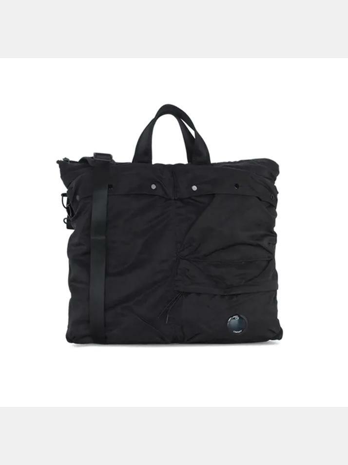 [CP 컴퍼니] 25FW 렌즈 와펜 라지 토트/크로스백 블랙 19CMAC114A 005269G 999