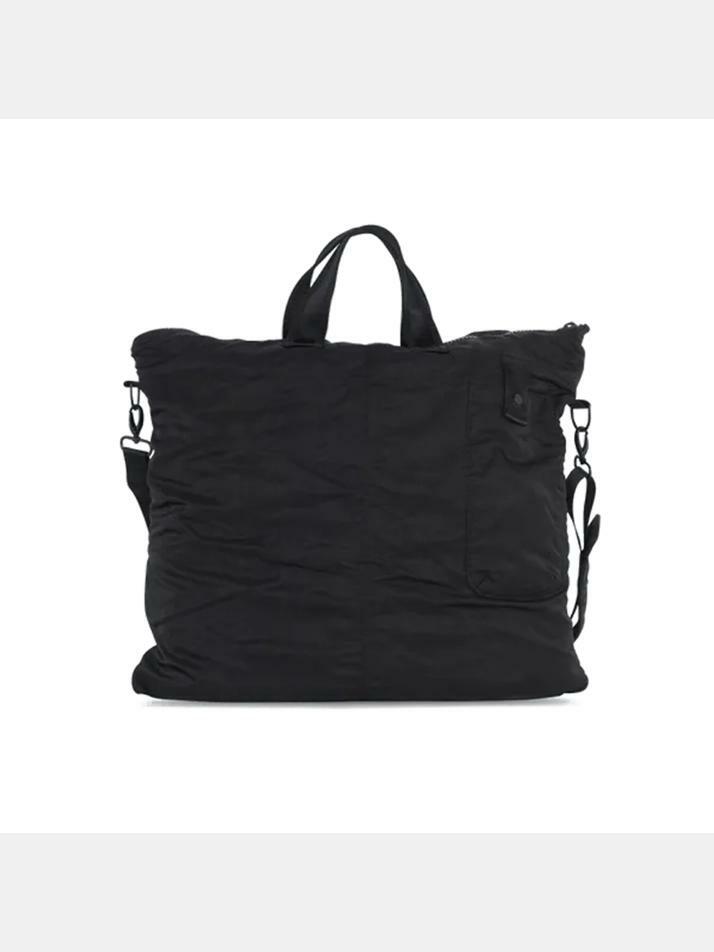 [CP 컴퍼니] 25FW 렌즈 와펜 라지 토트/크로스백 블랙 19CMAC114A 005269G 999