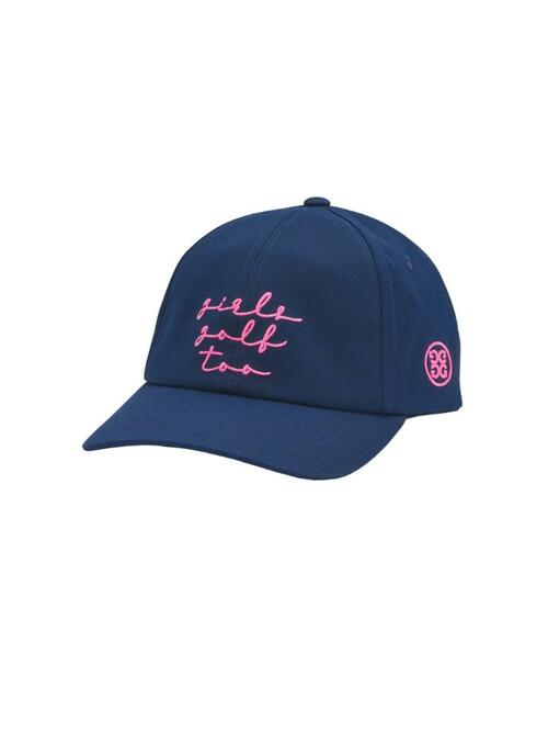 [지포어] 25FW 로고 자수 캡모자 네이비 G4AS22H05XS TWLT