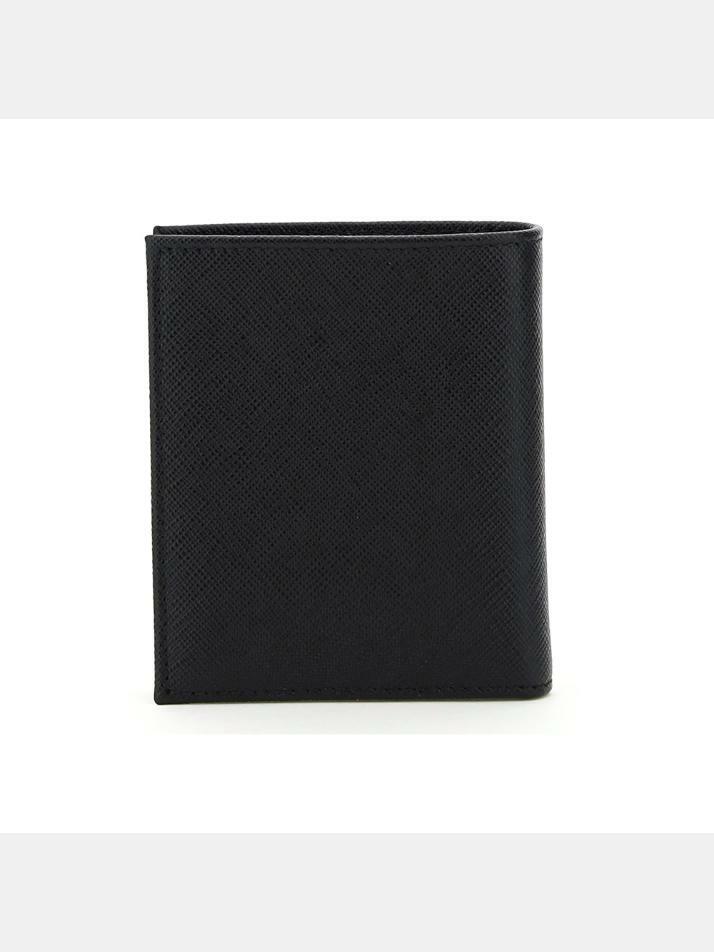 [프라다] 25FW 사피아노 삼각로고 반지갑 블랙 2MO004 QHH F0002