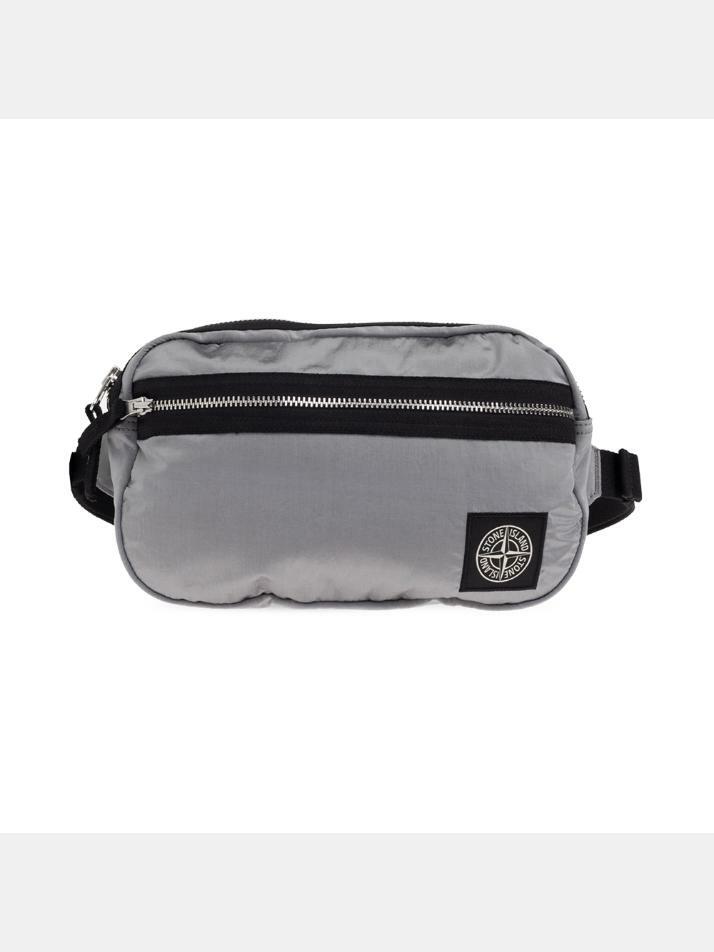 [스톤 아일랜드] 25FW 로고 패치 벨트백 그레이 K2S15 9200016 S0251 V0061