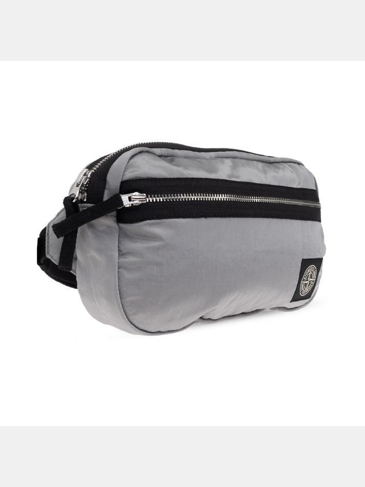 [스톤 아일랜드] 25FW 로고 패치 벨트백 그레이 K2S15 9200016 S0251 V0061