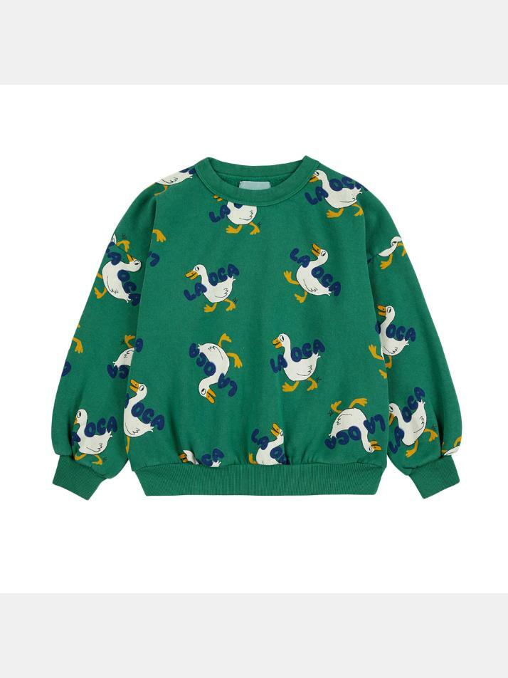 [BOBO CHOSES] 키즈 라오카 맨투맨 그린 B225AC037 311