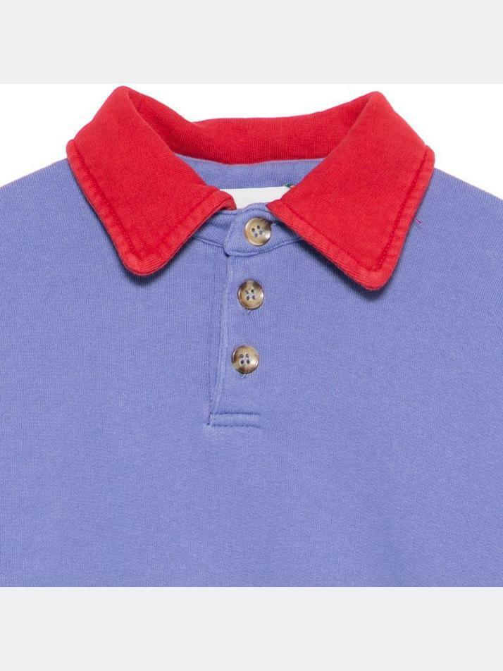 [보보쇼즈] 키즈 로고 올오버 폴로 맨투맨 퍼플 B225AC045 511