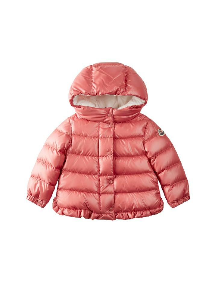 [몽클레어] 키즈 TAZUI 로고 패치 패딩 핑크 1A000 36 597YX 56H